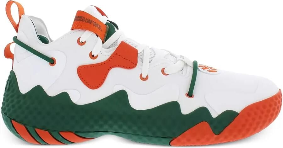 Adidas SM Harden Vol. 6 "White Green Orange" sneakers Wit