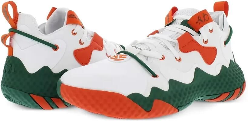 Adidas SM Harden Vol. 6 "White Green Orange" sneakers Wit - Foto 3