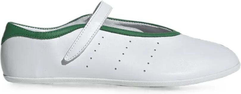 Adidas Stan Smith ballerina's met geperforeerde details Wit