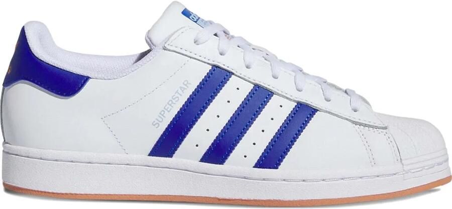 Adidas Superstar gestreepte sneakers Wit