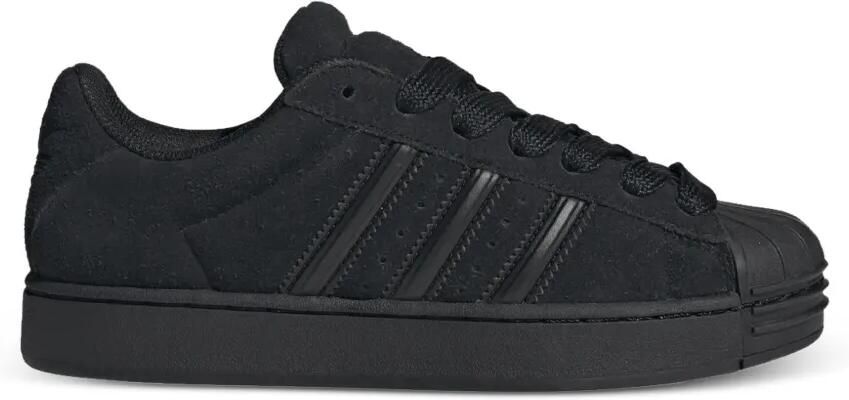Adidas Superstar gestreepte sneakers Zwart