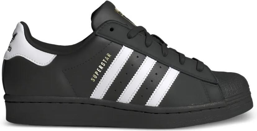 Adidas Superstar gestreepte sneakers Zwart
