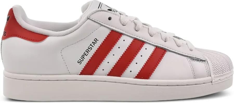 Adidas Superstar II "Cloud White Better Scarlet" sneakers Wit