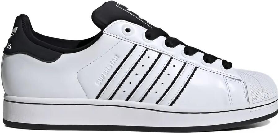 Adidas Superstar II "Cloud White Cloud White Core Black" sneakers Wit