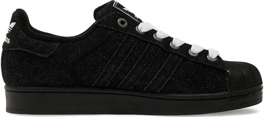 Adidas Superstar II denim sneakers Zwart