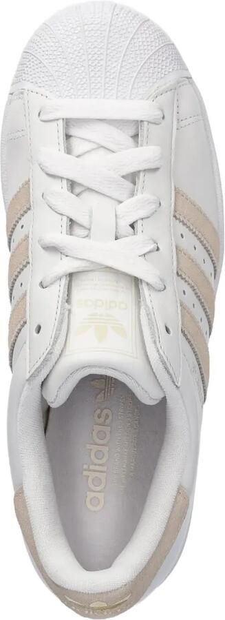 Adidas Superstar II gestreepte sneakers Wit