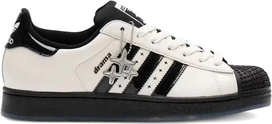 Adidas Superstar II leren sneakers Beige