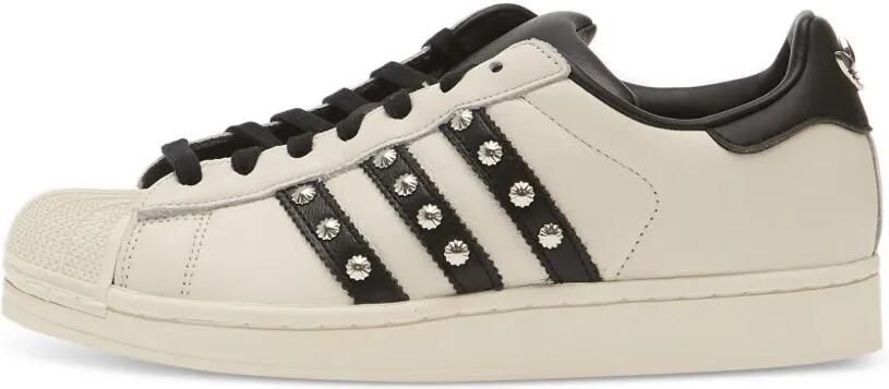 Adidas Superstar II leren sneakers met studs Beige - Foto 2