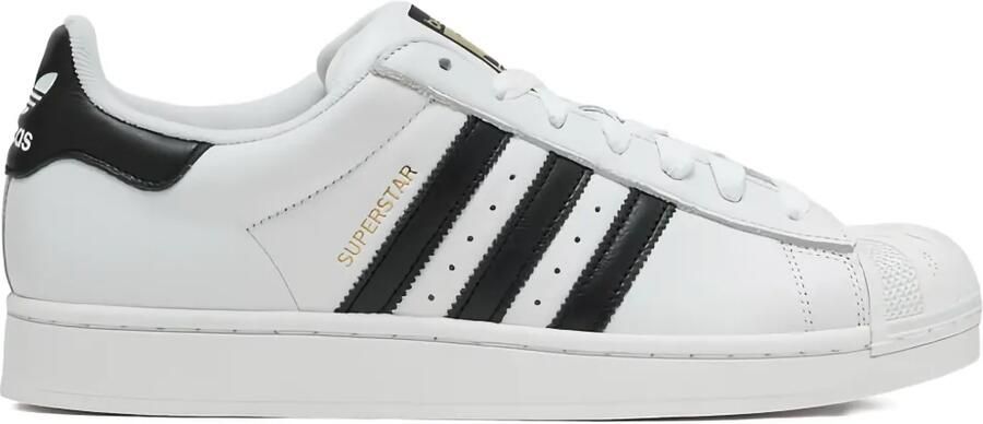 Adidas Superstar II leren sneakers Wit