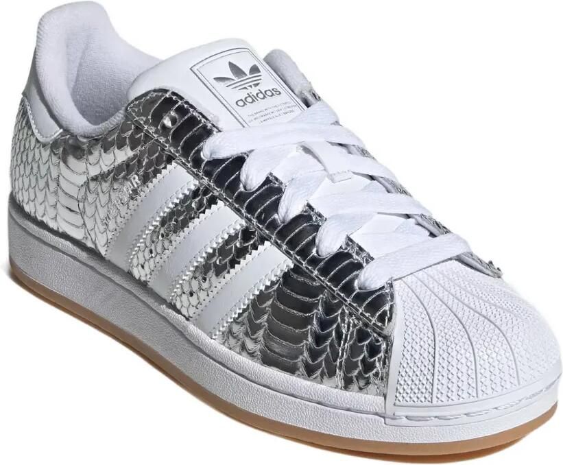 Adidas Superstar II leren sneakers Zilver - Foto 2