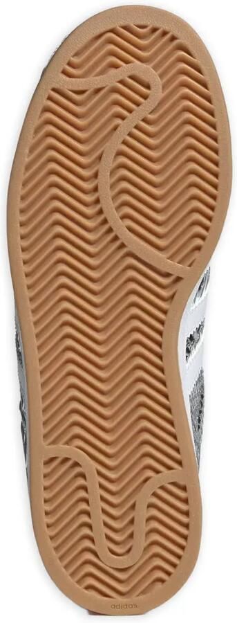 Adidas Superstar II leren sneakers Zilver - Foto 4