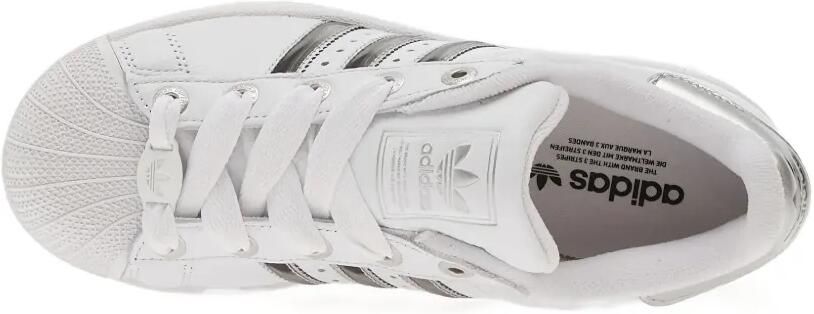 Adidas Superstar II sneakers met metallic streep Wit - Foto 4