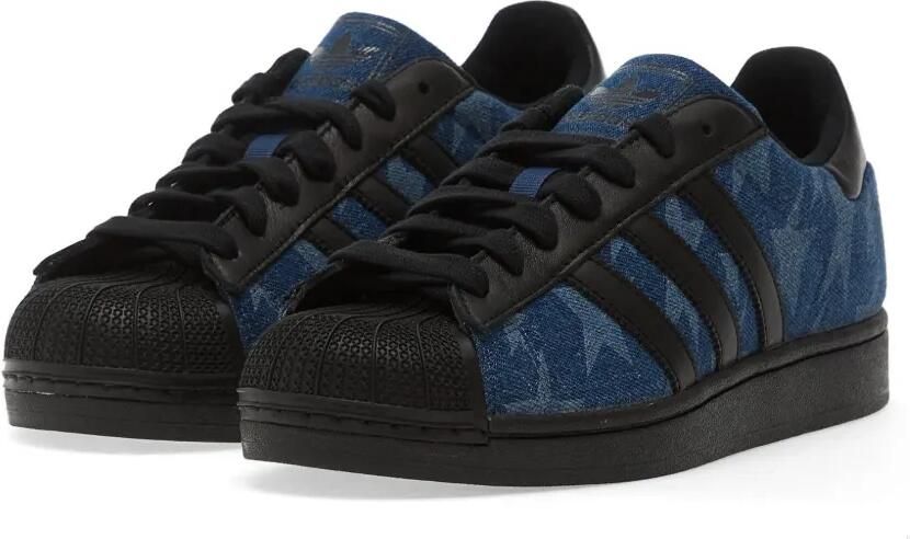 Adidas Superstar II sneakers met sterrenprint Blauw - Foto 3