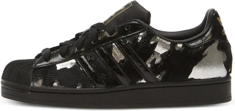 Adidas Superstar II sneakers met ponyhaar-effect Zwart - Foto 3