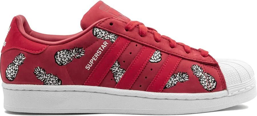 Adidas Superstar low-top sneakers Rood