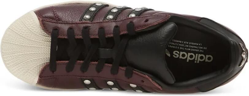 Adidas Superstar low-top sneakers verfraaid met studs Rood - Foto 4