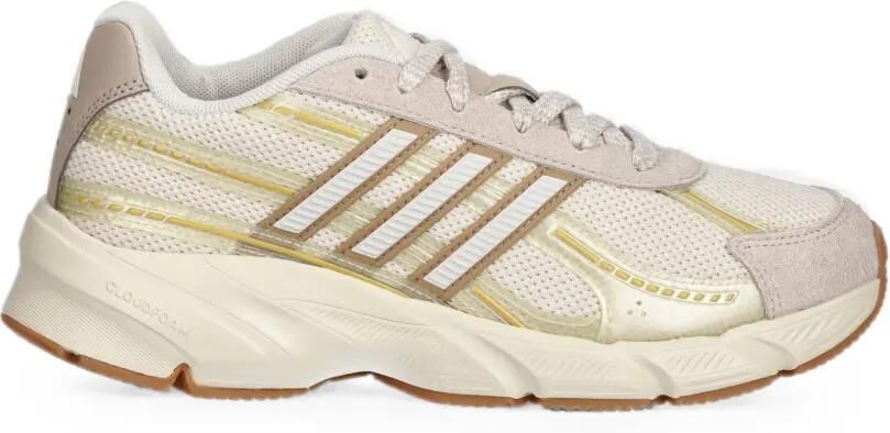 Adidas VL Court sneakers met luipaard-print en plateauzool Zwart