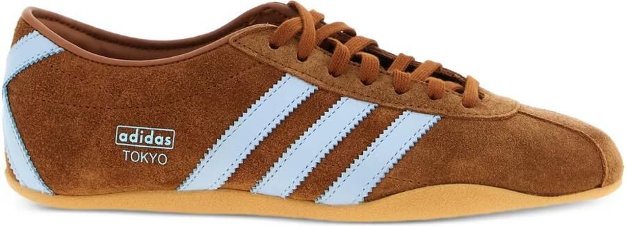 Adidas Tokyo suède sneakers met contrasterende band Bruin - Foto 1