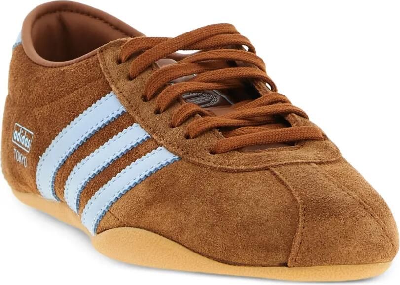 Adidas Tokyo suède sneakers met contrasterende band Bruin - Foto 2