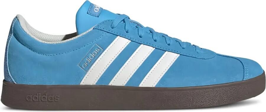 Adidas VL Court 2.0 gestreepte low-top sneakers Blauw