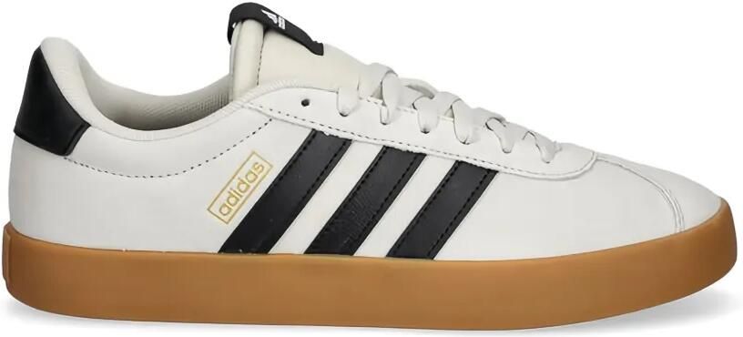 Adidas VL Court 3.0 gestreepte sneakers Beige