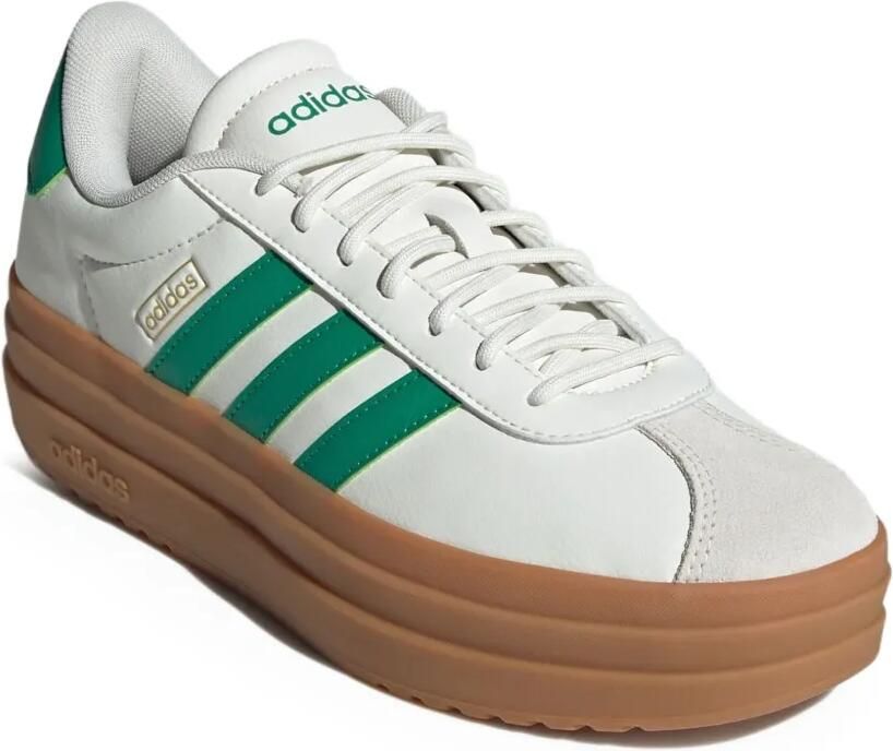 Adidas VL Court Bold "Core White Court Green Gold Metallic" sneakers Wit - Foto 2