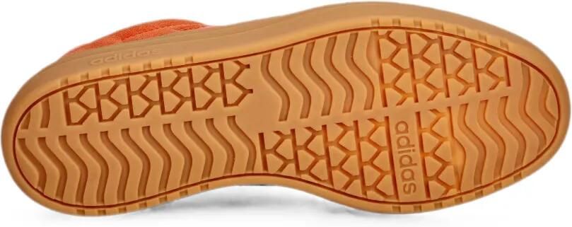 Adidas VL Court suède sneakers met plateauzool Oranje - Foto 5