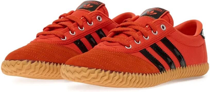 Adidas Volley Plimsole sneakers met drie strepen Rood