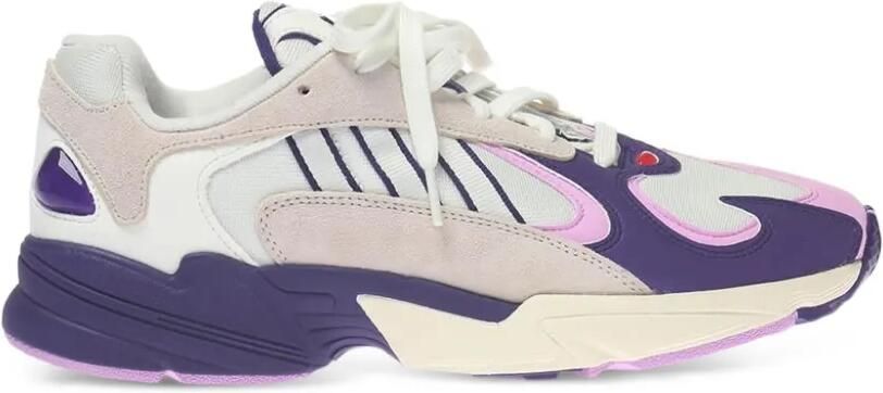 Adidas witte paarse en roze dragonball Z yung 1 Frieza edition sneakers