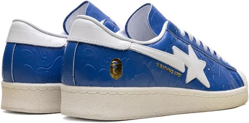 Adidas x A Bathing Ape Superstar Vintage "Blue White" sneakers Blauw - Foto 5
