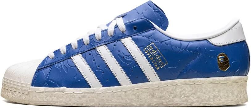 Adidas x A Bathing Ape Superstar Vintage "Blue White" sneakers Blauw - Foto 7