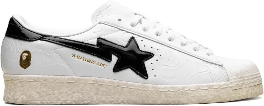 Adidas x A Bathing Ape Superstar Vintage "Blue White" sneakers Blauw