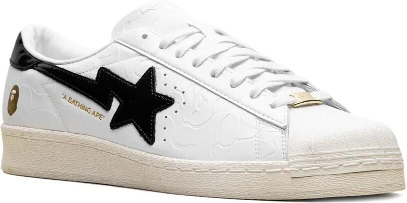 Adidas x A Bathing Ape Superstar Vintage "Blue White" sneakers Blauw - Foto 4