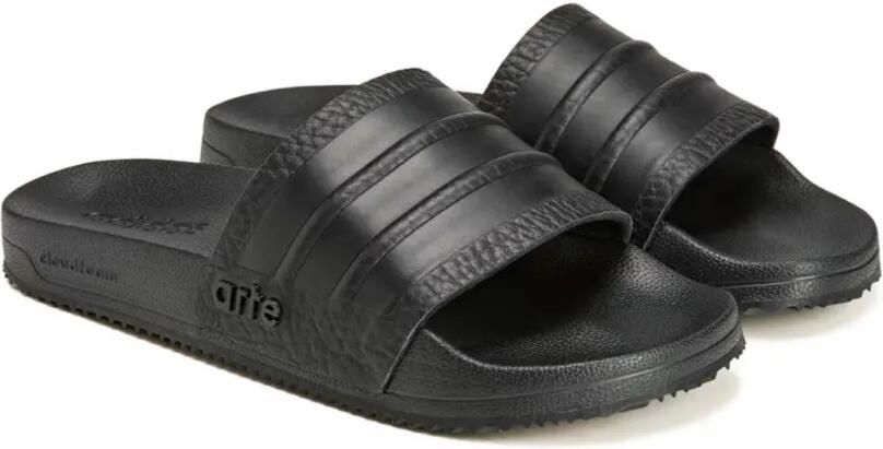 Adidas x Arte gestreepte slippers Zwart - Foto 3