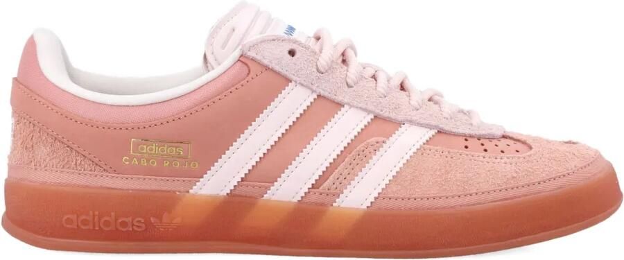 Adidas Taekwondo gestreepte slip-on sneakers Roze