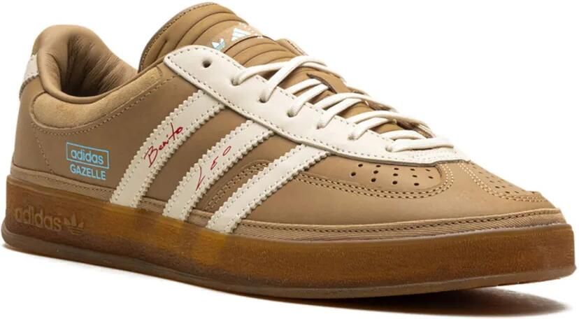 Adidas x Bad Bunny x Lionel Messi Gazelle Indoor "Cardboard" sneakers Bruin - Foto 8