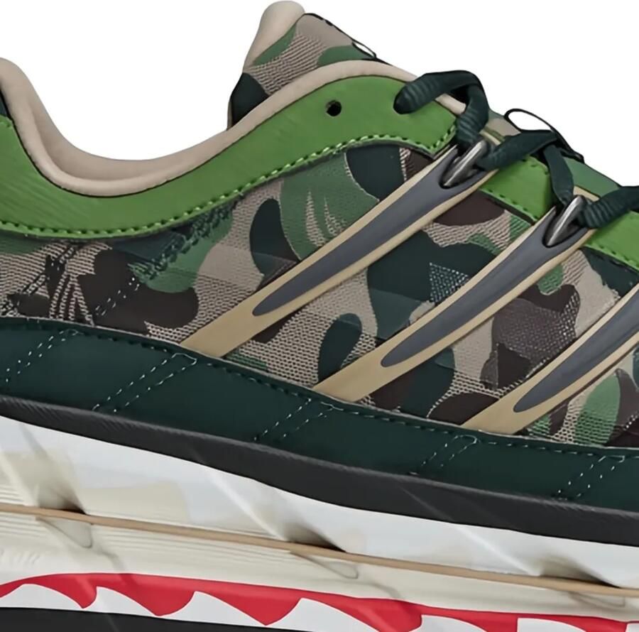 Adidas x BAPE Adistar HRMY sneakers met camouflagepatroon Groen - Foto 2