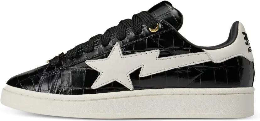 Adidas x Bape Campus 00s sneakers met krokodillen-reliëf Zwart