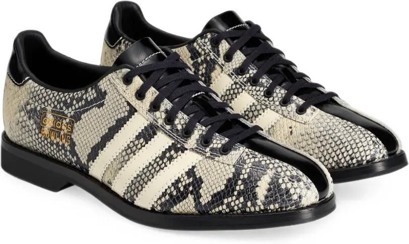 Adidas x Brain Dead Samba Bowling sneakers met reptielen-effect Beige - Foto 4