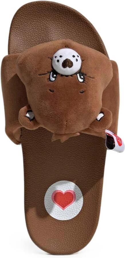 Adidas x Care Bears Adilette Tenderheart Bear sandalen Bruin - Foto 4