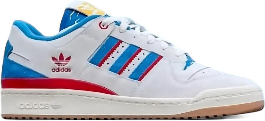 Adidas x Clicks Kicks Forum Low CL 3-Stripes sneakers Wit - Foto 9