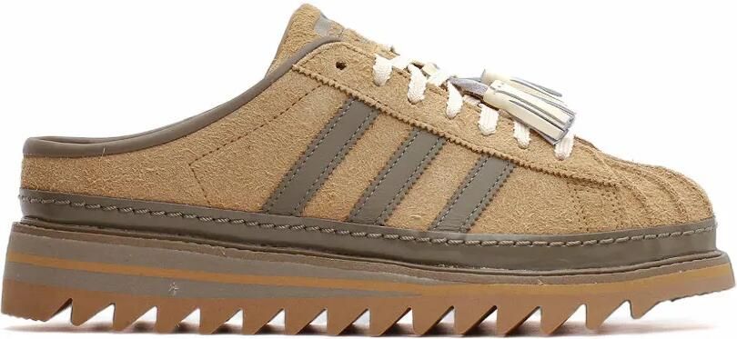 Adidas x CLOT by Edison Chen Superstar Sawtooth muiltjes Beige