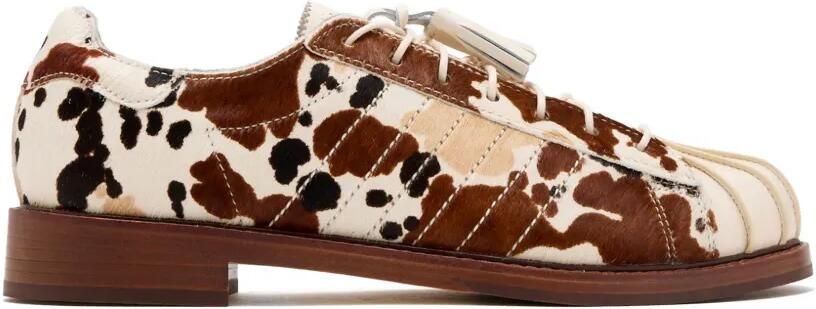 Adidas x Clot by Edison Chen Superstar sneakers met print Beige