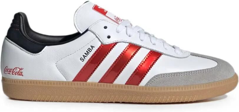 Adidas x Coca-Cola Samba OG leren sneakers Wit