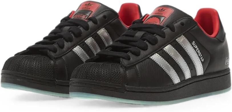 Adidas x Coca-Cola Superstar II schoenen Zwart - Foto 4