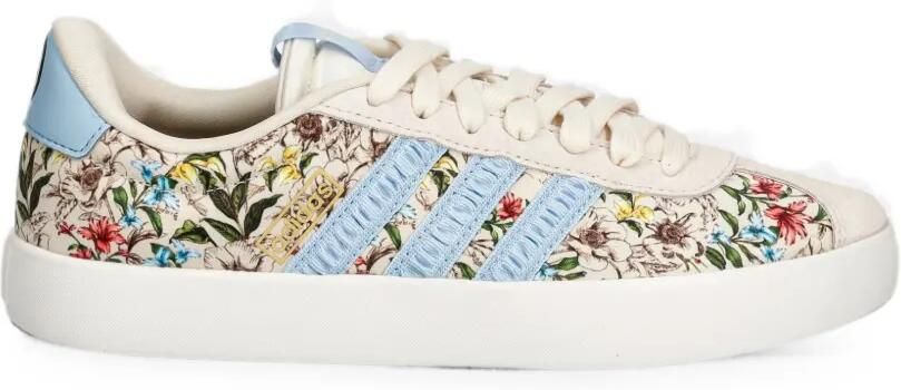 Adidas x FARM Rio VL Court 3.0 sneakers met bloe print Beige