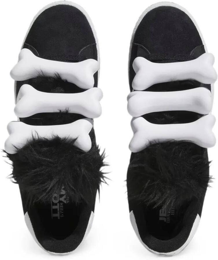 Adidas x Jeremy Scott Bones Campus 80s sneakers met applicatie Zwart - Foto 2