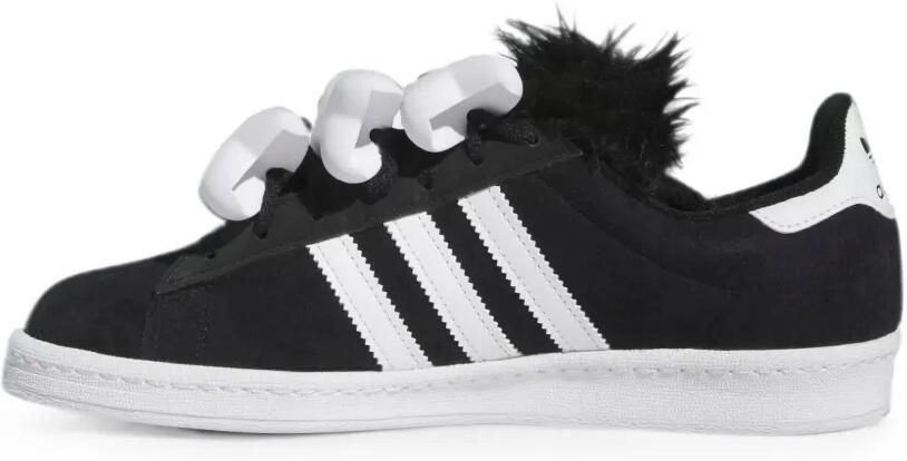 Adidas x Jeremy Scott Bones Campus 80s sneakers met applicatie Zwart - Foto 9