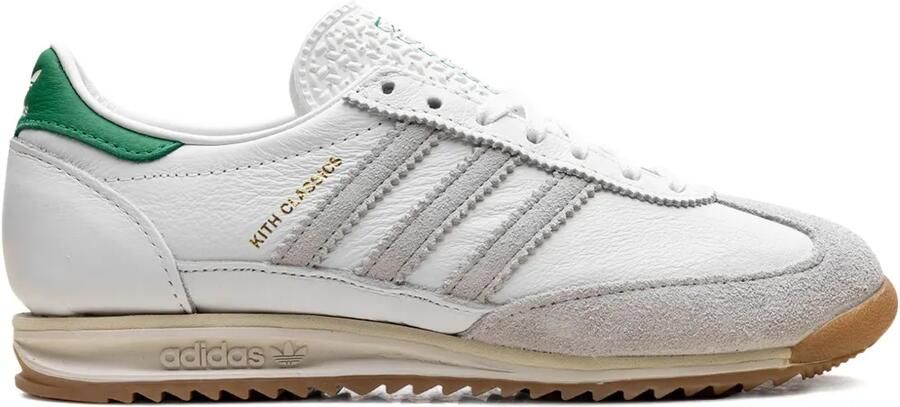Adidas x Kith Classics SL 72 "White Green" sneakers Wit