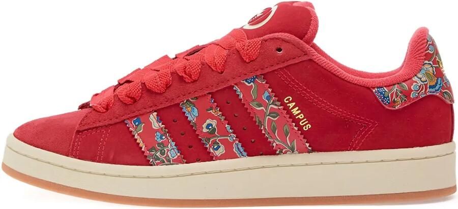 Adidas x Liberty London Campus 00s low-top sneakers met bloemenprint Rood